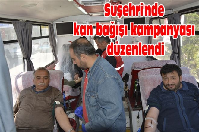 Suşehri´nde kan bağışı kampanyası düzenlendi