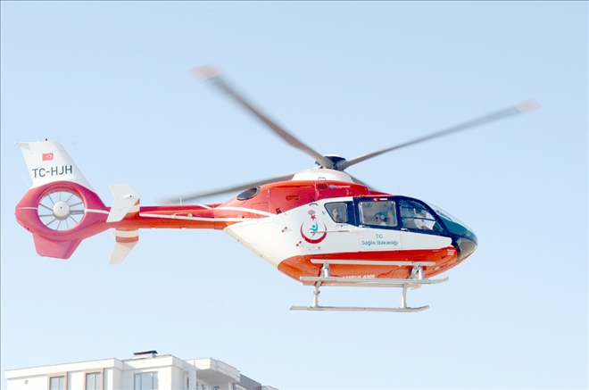 Ambulans Helikopter İlk Kez Havalandı 