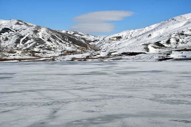Kar, Buz Ve Sis Bulutu, Yıldız Göleti'ne Estetik Kattı