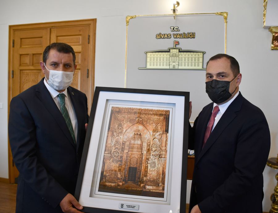 Gürcistan'ın Ankara Büyükelçisi Janjgava'dan Vali Ayhan'a Ziyaret