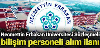 Necmettin Erbakan Üniversitesi Sözleşmeli bilişim personeli alım ilanı