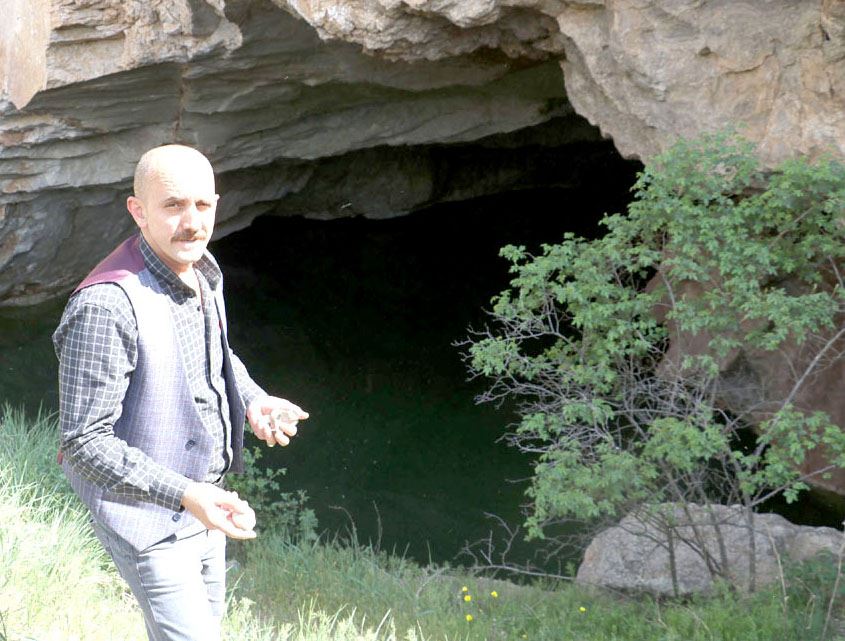 Sivas’ta Gizemli Mağara Yağışların Etkisiyle Su Doldu 