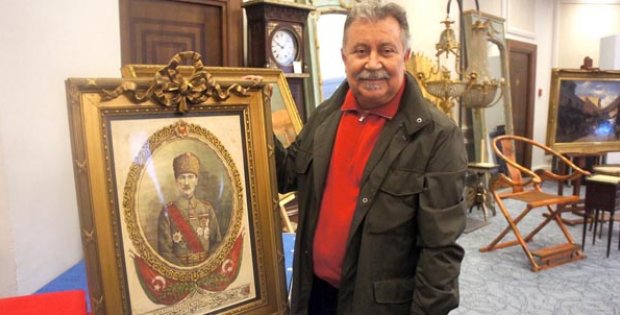 Atatürk´ün Taş Baskı Portresi 7 Bin 500 Liraya Satıldı